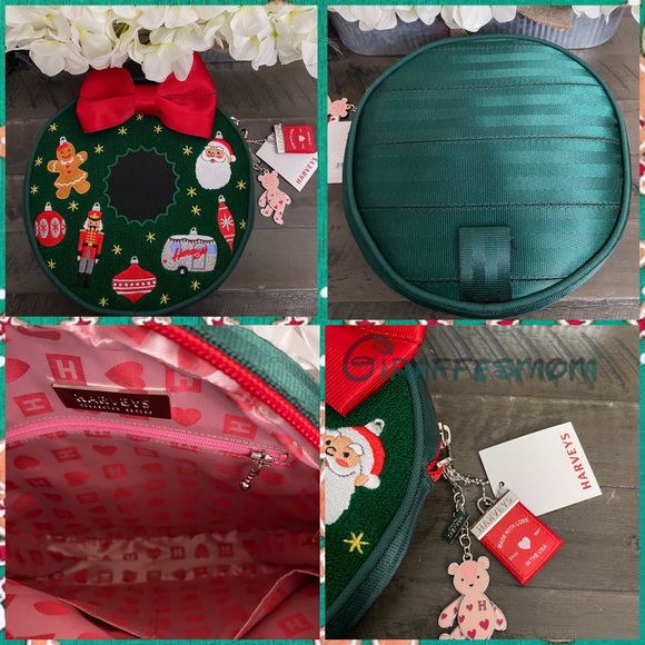 Harveys Seatbelt Holiday Wreath Crossbody Backpack - Picture 3 of 8